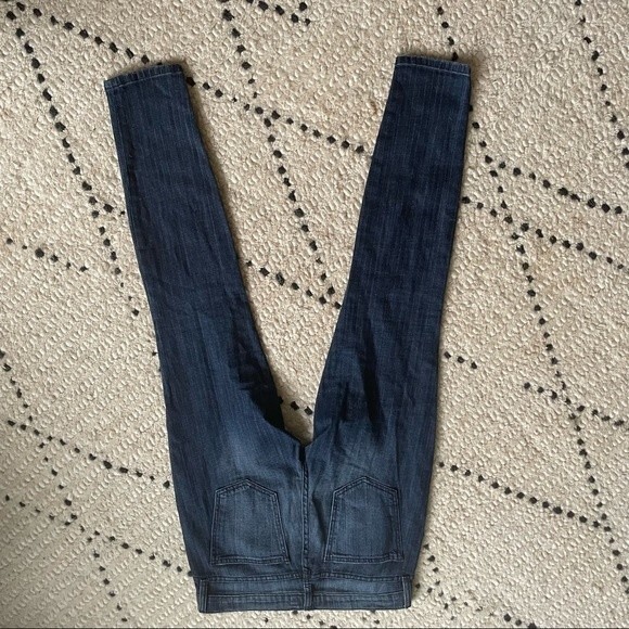 current /elliott  jeans womens the stiletto bartlett stripe denim jeans size 28 - Picture 10 of 10
